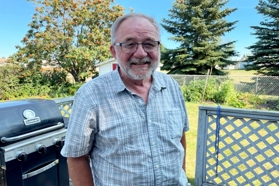 Patrick Gleason, lead organizer for this year's community Terry Fox Run on Sept. 18th, has created a new five-kilometre route this year that begins and ends at the Innisfail Twin Arena. The venue had to change due to a scheduling conflict but the plan is to return to Centennial Park next year. Johnnie Bachusky/MVP Staff