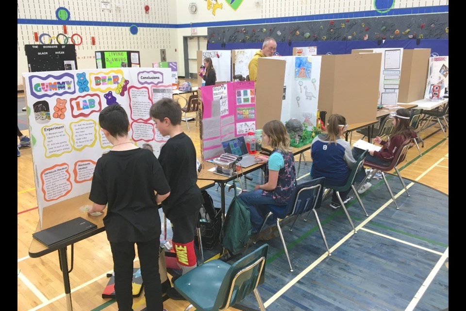 After being cancelled for the past couple of years on account of pandemic-related public health restrictions, the science fair returned to River Valley School on Friday, Feb. 3.
Simon Ducatel/MVP Staff