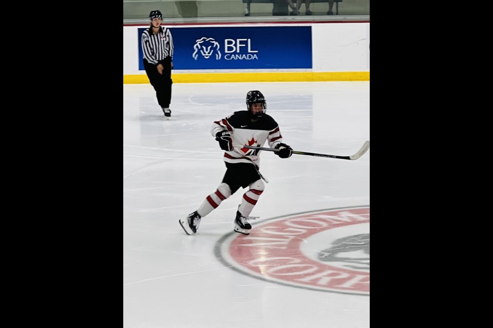 Sade Sandilands in action.
Photo courtesy of Hockey Canada