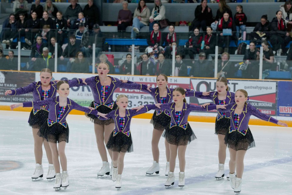 The Carstairs Onyx Ice Elementary Star 4 team finished fourth in its category.