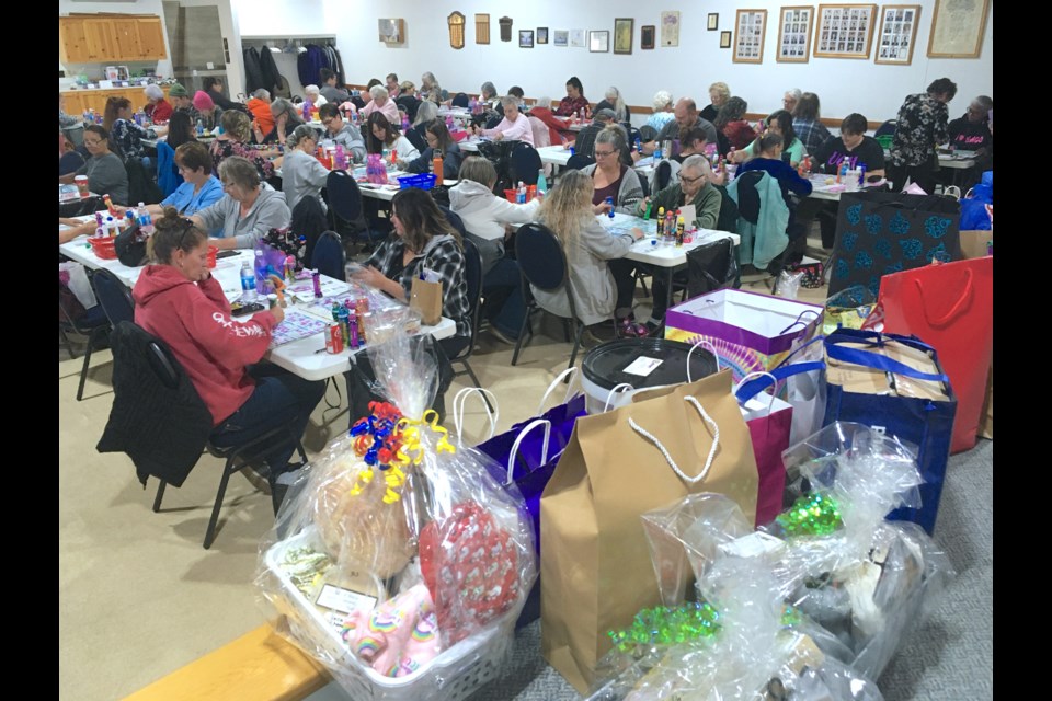 Tickets for the Sundre Elks Lodge No. 338’s fourth annual Marathon Bingo had sold out in advance of the event, which was held on Saturday, Sept. 30, with 71 people coming out to play, said Michelle Engelman, exalted ruler. Support from the local business community was outstanding, with organizers having enough door prizes to give away to everyone who came out, she said. 
Simon Ducatel/MVP Staff