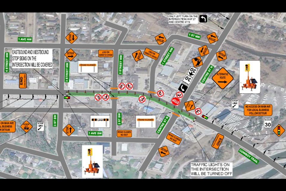 mvt-sundre-hwy-27-work-update