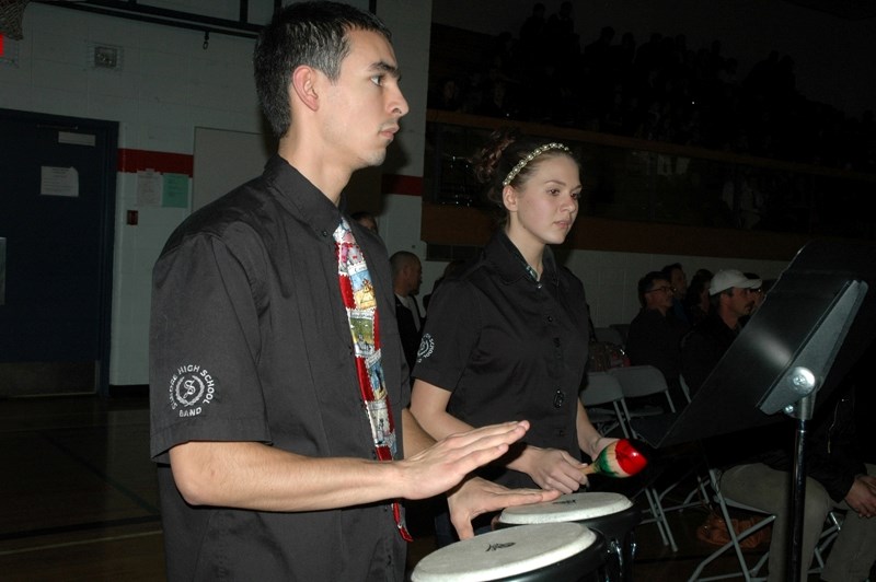 Sundre musicians performed for a large audience last week.