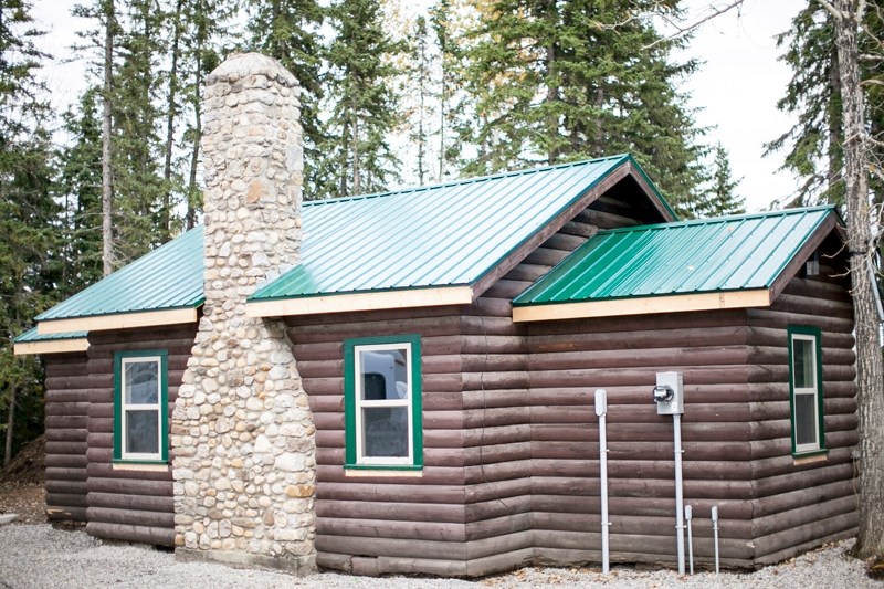 The pioneer river cabin was built by John MacLeod in 1944.