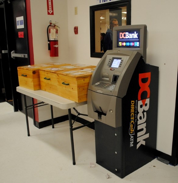 ATM machine in the Sundre Arena is expected to be up and running by Nov. 26.