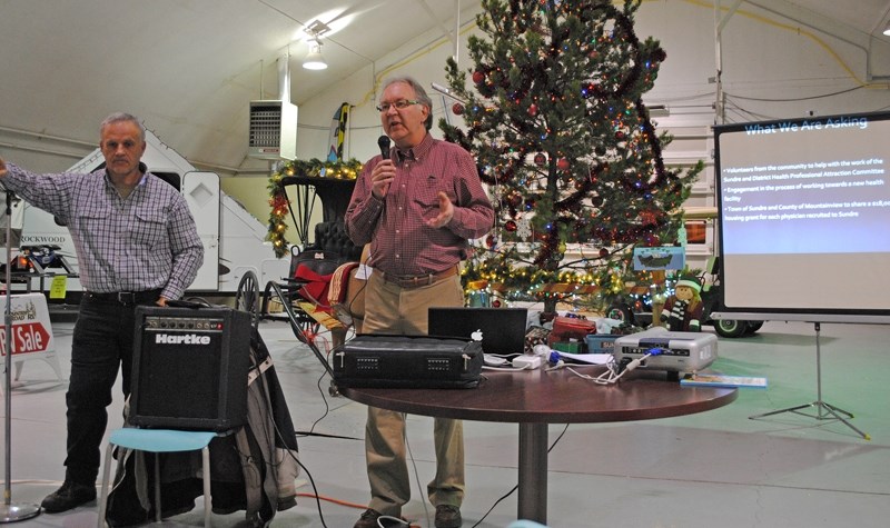 Gerald Ingeveld (left) and Dr. Hal Irvine