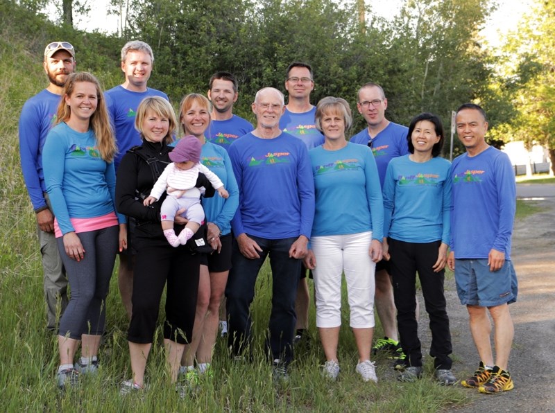 Sundre Slam, a team of mostly local residents, participated last month in the annual Banff Jasper Relay fundraiser for brain cancer.,