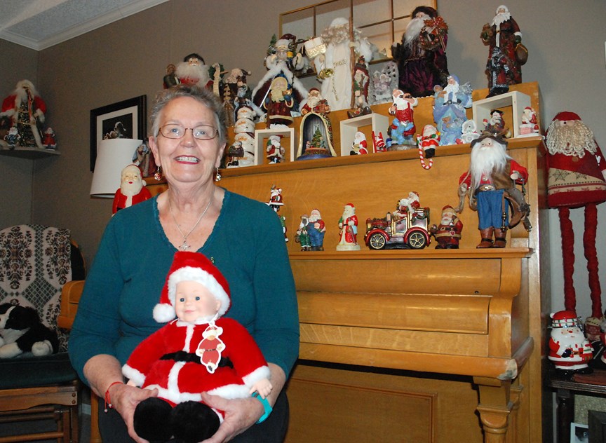 Sundre resident Annette Rose has accumulated quite a unique collection of Santa Claus figurines since stumbling upon a piece that caught her eye at a garage sale in 1992.