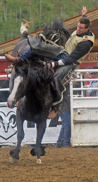 Rodeo clown Dennis Halstead, who has several times been named entertainer of the year, returns to pump up the crowd at the Sundre Pro Rodeo following an engergizing