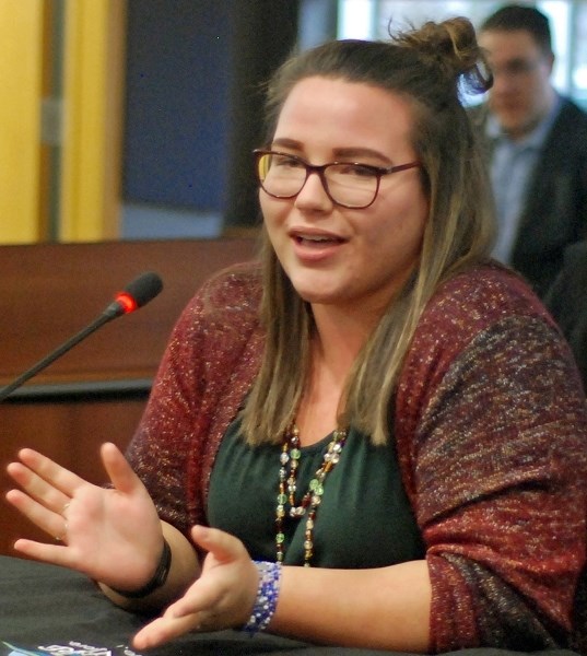 Sundre High School student Keyanna St.Dennis earlier this month requested support from the Town of Sundre to help cover her cost of attending the Global Vision Arctic Youth