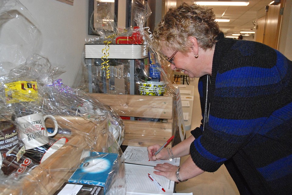 The Sundre Hospital and Care Centre&#8217;s annual silent auction fundraiser got started Nov. 15 and continues until Dec. 15. Staff from each department prepare gift baskets