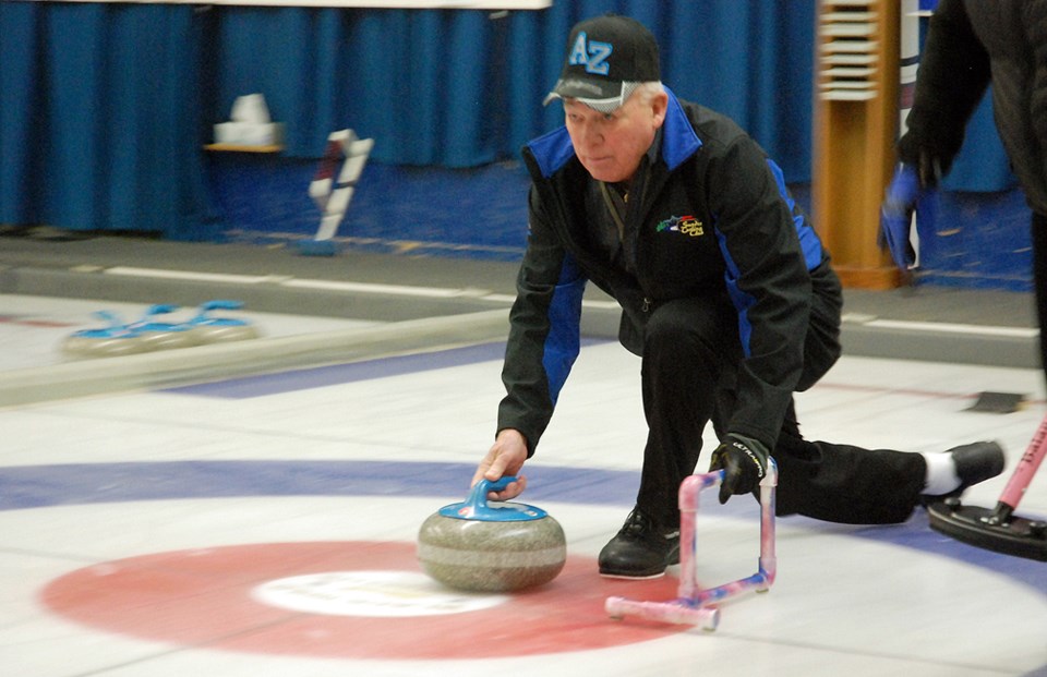 The Sundre Curling Club hosted the annual seniors&#8217; bonspiel at the local rink last week during the afternoons of Dec. 5-8, when 13 teams from the region came to enjoy