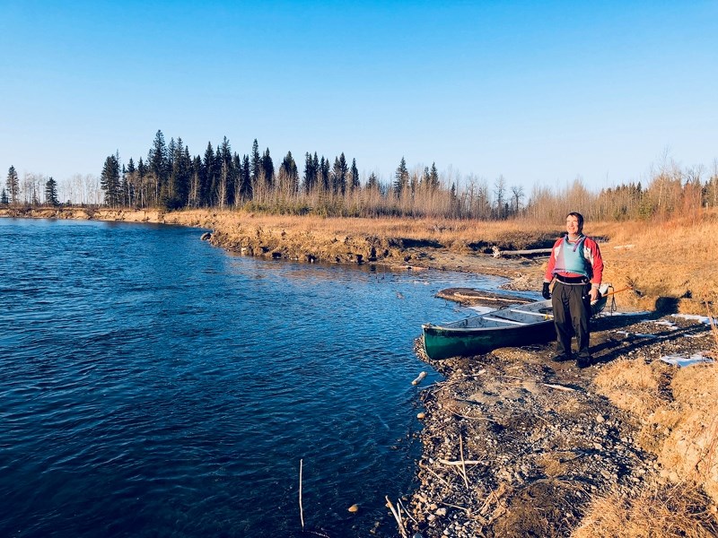 Clear blue skies made the mid-December excursion look like July and feel like a pleasant October afternoon, said Mastin, who observed plenty of wildlife along the canoe trip, 