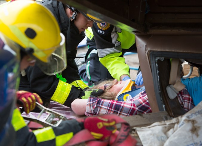 sundre mock collision