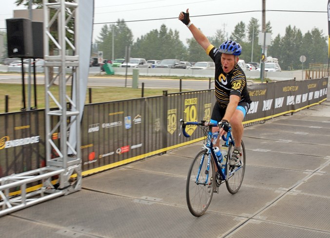 Ride to Conquer Cancer cyclist