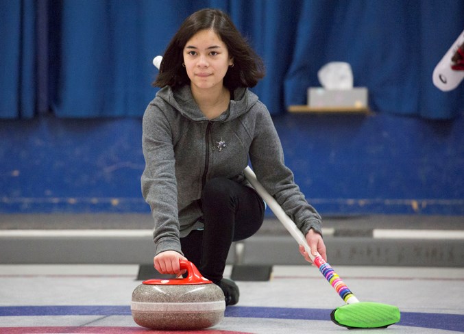 Amber Fukami delivers a rock.