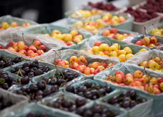  Fresh fruit and vegetables are a major draw.