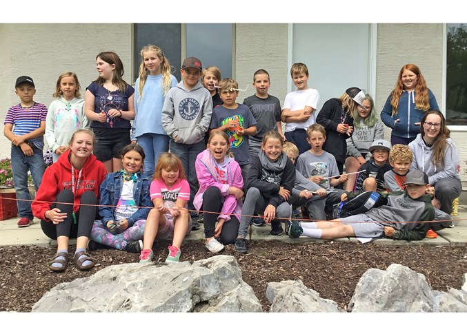  A group shot of the science camp.