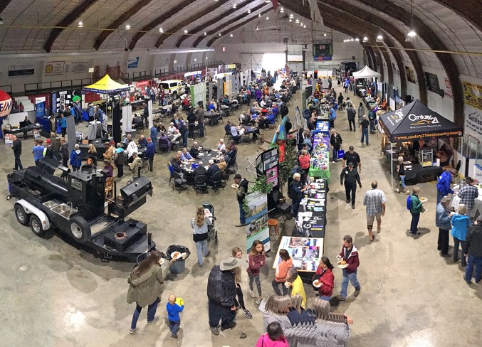  The Sundre Arena was packed with people and a variety of exhibits on Friday, Aug. 9 during the annual Neighbours’ Day event put on by the Sundre Petroleum Operators Group.