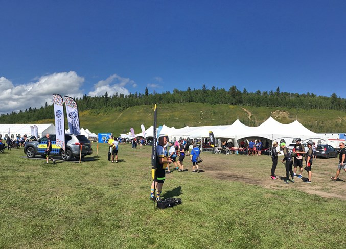  A tent city was established at the Sundre Rodeo Grounds to accommodate the 1,255 riders plus supporters and volunteers who participated in this year's ride.