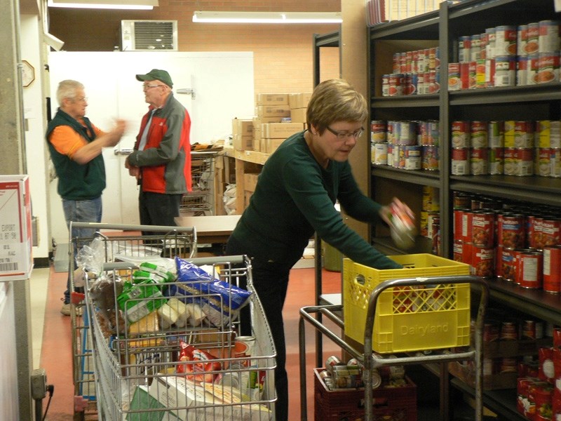 Volunteers work non-stop on Tuesdays