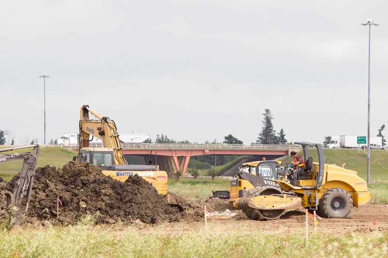 Site preparation work goes ahead last week for the future Mountain View Dodge Chrysler Jeep Ram dealership