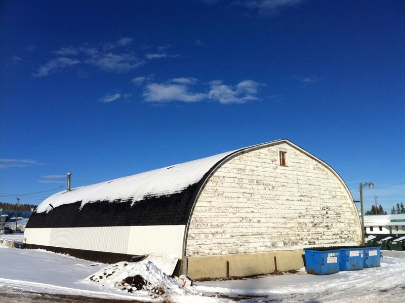 The former county shop on Sundre&#8217;s Main Avenue.