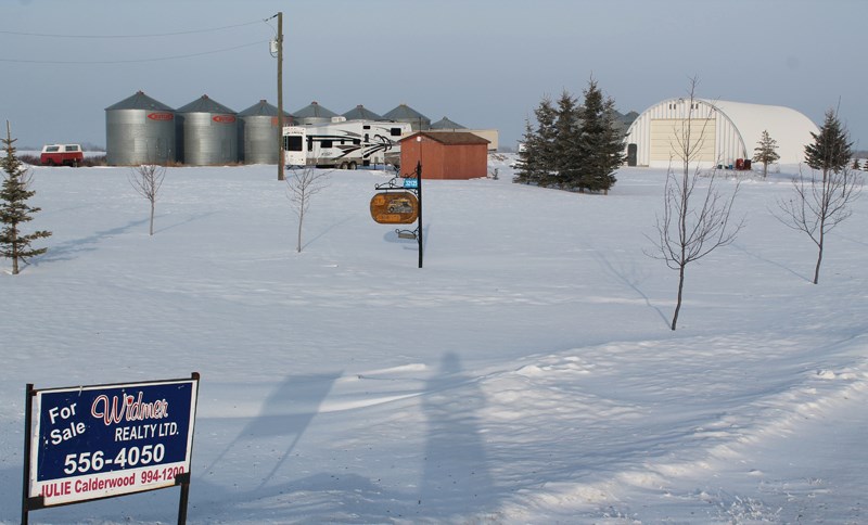 A farm property in Mountain View County.