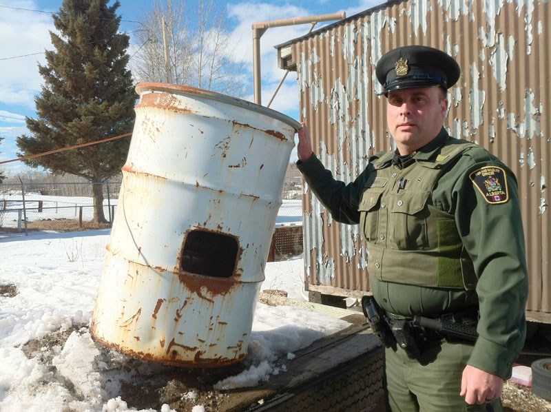 Fish and Wildlife officer Adam Mirus