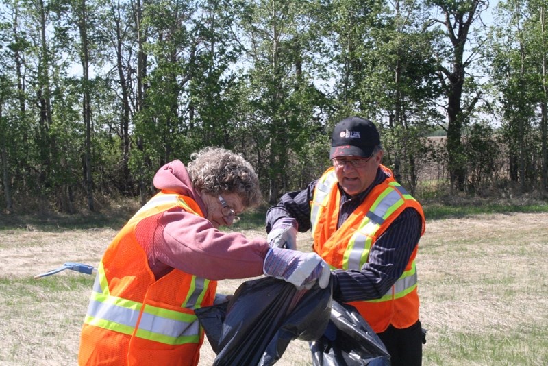 Red Deer County councillors help keep the county clean.