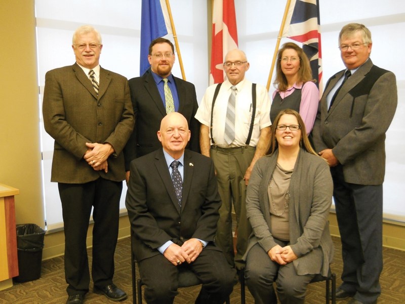 The newly elected Mountain View County council.