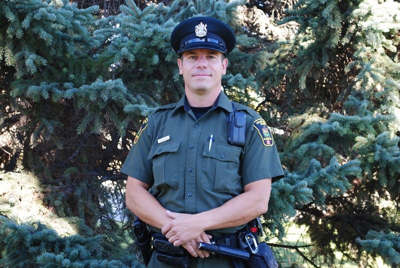 Darren McInnes, the new Sundre fish and wildlife officer