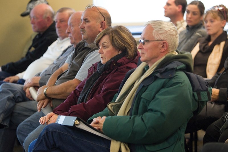 Guests at the recent public hearing.