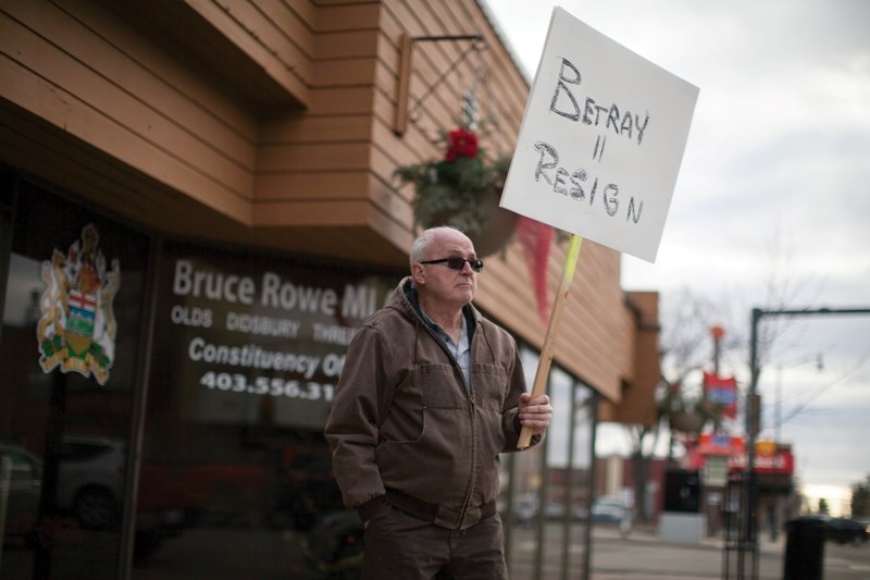 Don James, protester