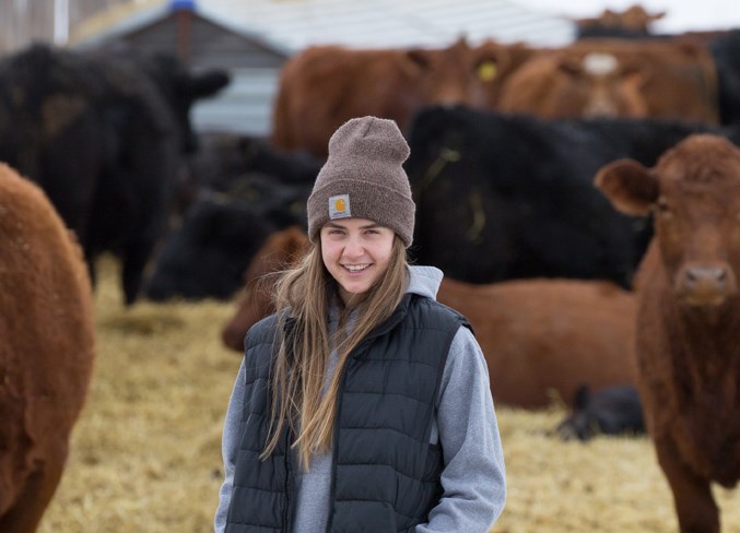 Josie Hadway at Westway Farms on March 12.