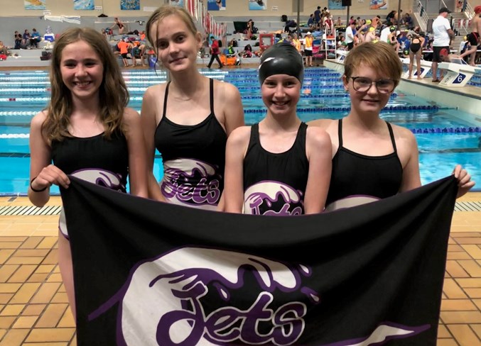 web Girls 14&amp;U Medley Relay Team