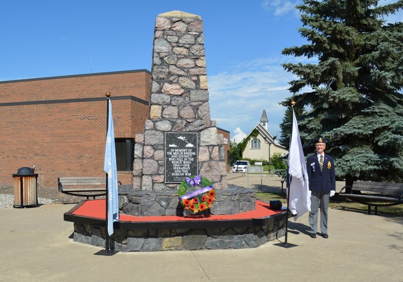 The Town of Innisfail has reached a deal with the Chinook&#8217;s Edge School Division to own the cenotaph land at the intersection of 49th Avenue and Main Street.