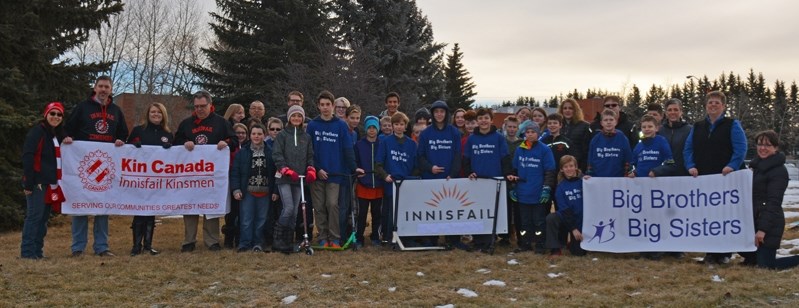 Members of the Innisfail Kinsmen Club and Big Brothers Big Sisters of Prairies to Peaks are excited with the news the town is still in the running to win the Big Valley