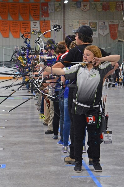 Close to 200 participants from across Alberta competed in the 2017 Indoor Provincial Target Championships in Innisfail on April 8 and 9.