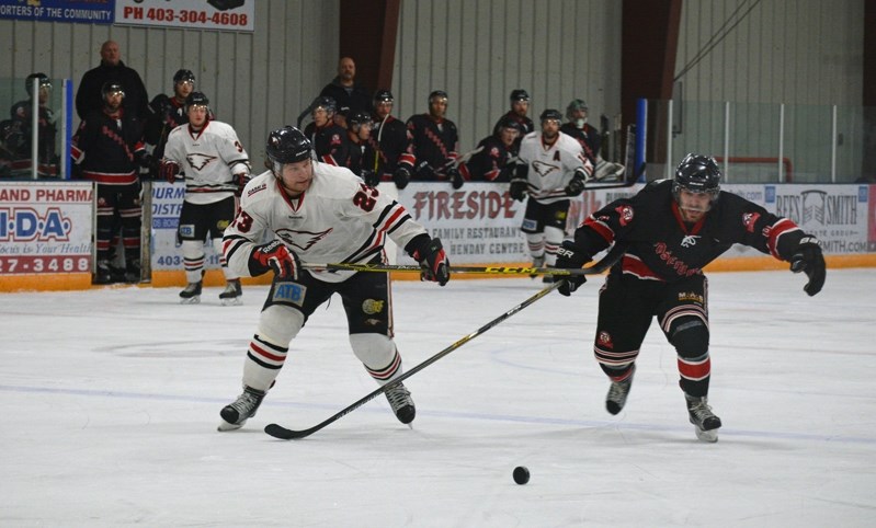 The Innisfail Eagles hockey team will finally be able to make full use of its new dressing room this year.