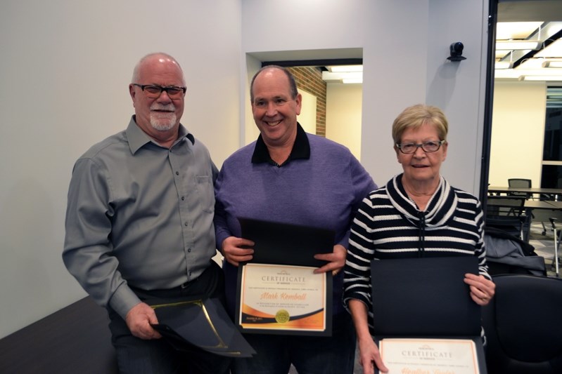 Mayor Jim Romane, left, wants to give the skateboard park project a big financial boost. He made a motion at council&#8217;s Dec. 11 meeting to put $450,000 into the project. 