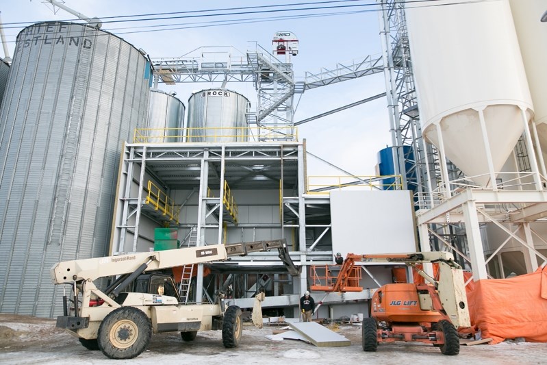 The town is reporting the building permit statistics for the multi-million-dollar expansion at the Agrocorp Processing plant is included in 2017 industrial figures.