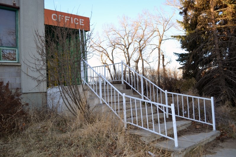 The abandoned front entrance to the closed Bowden Nurseries operation. Bowden council has taken the first step to rezone the entire property. The nursery has been closed for