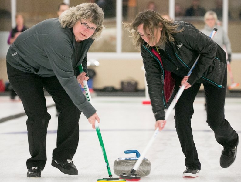 Action during the ladies final on Jan. 19