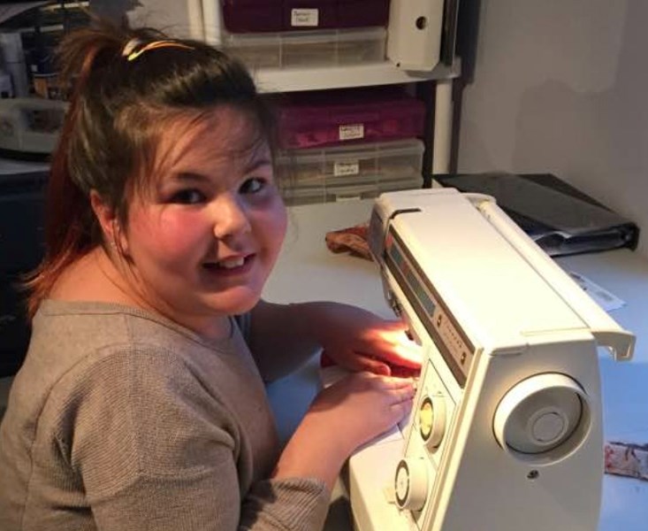 Brooklyn Garrett is a club reporter and an active sewer in the Rangeland 4-H Beef Club.