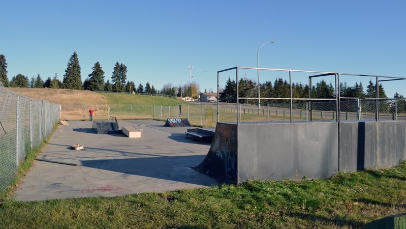 The old antiquated skatepark facility along 50th Street. Town council could still approve a final financial committment before spring to finally get started construction on a 