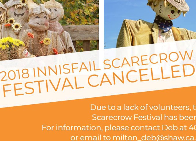 Web Scarecrow Festival Cancelled