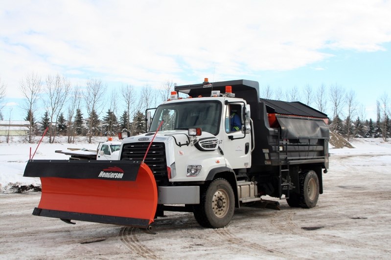 The new $192,000 snow plow arrived in Innisfail last week.