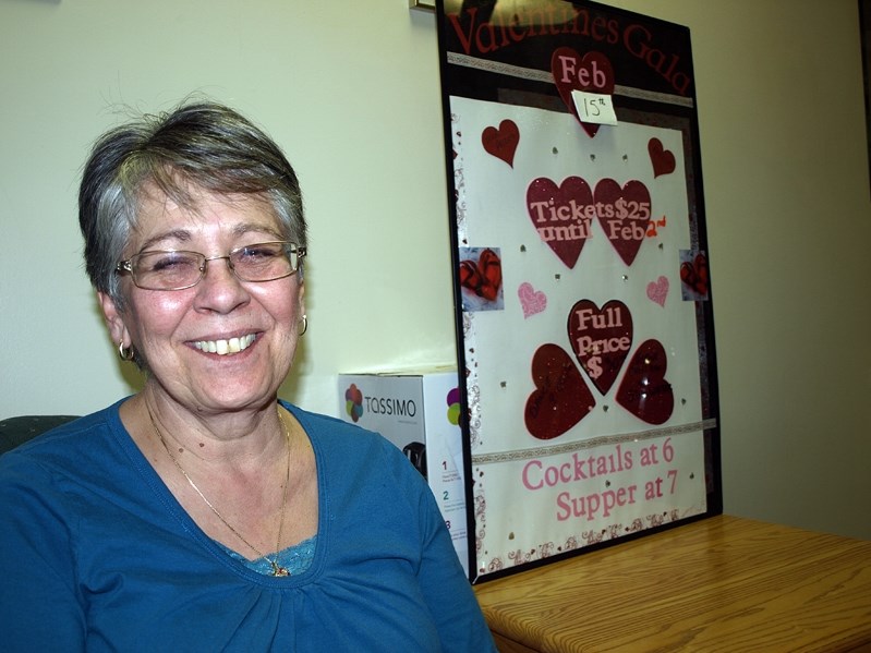 Penny Seabrook, chairperson of the 14th Annual Valentines&#8217; Gala Evening at the Royal Canadian Legion, said the event is held to raise money for the Military Family