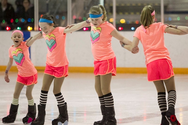 PreStar members perform &quot;70&#8217;s Medley&quot; at the skating club&#8217;s half-century anniverary ice show last weekend.